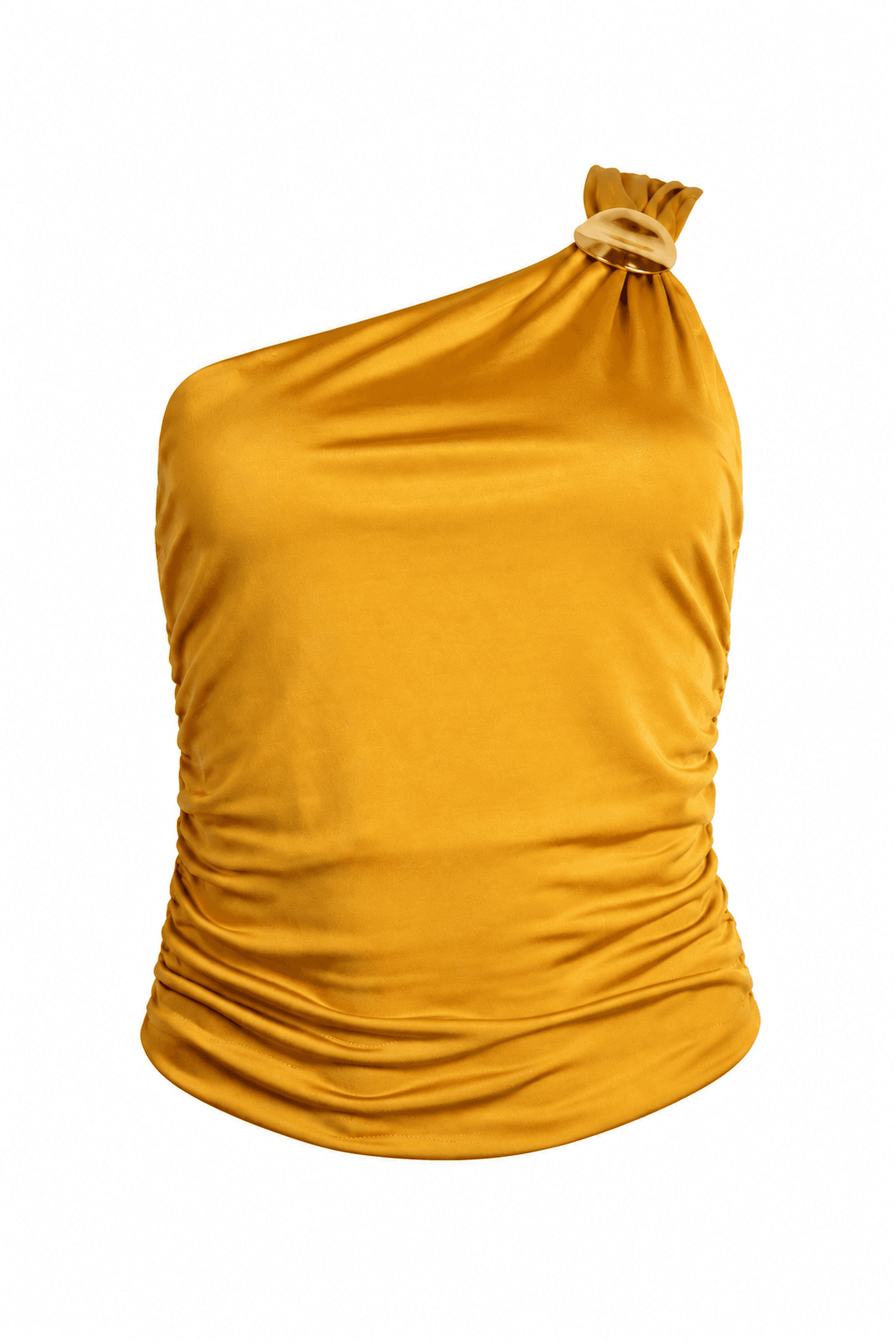 Blusa Ebbela Mostarda, Forum, peça em fundo neutro