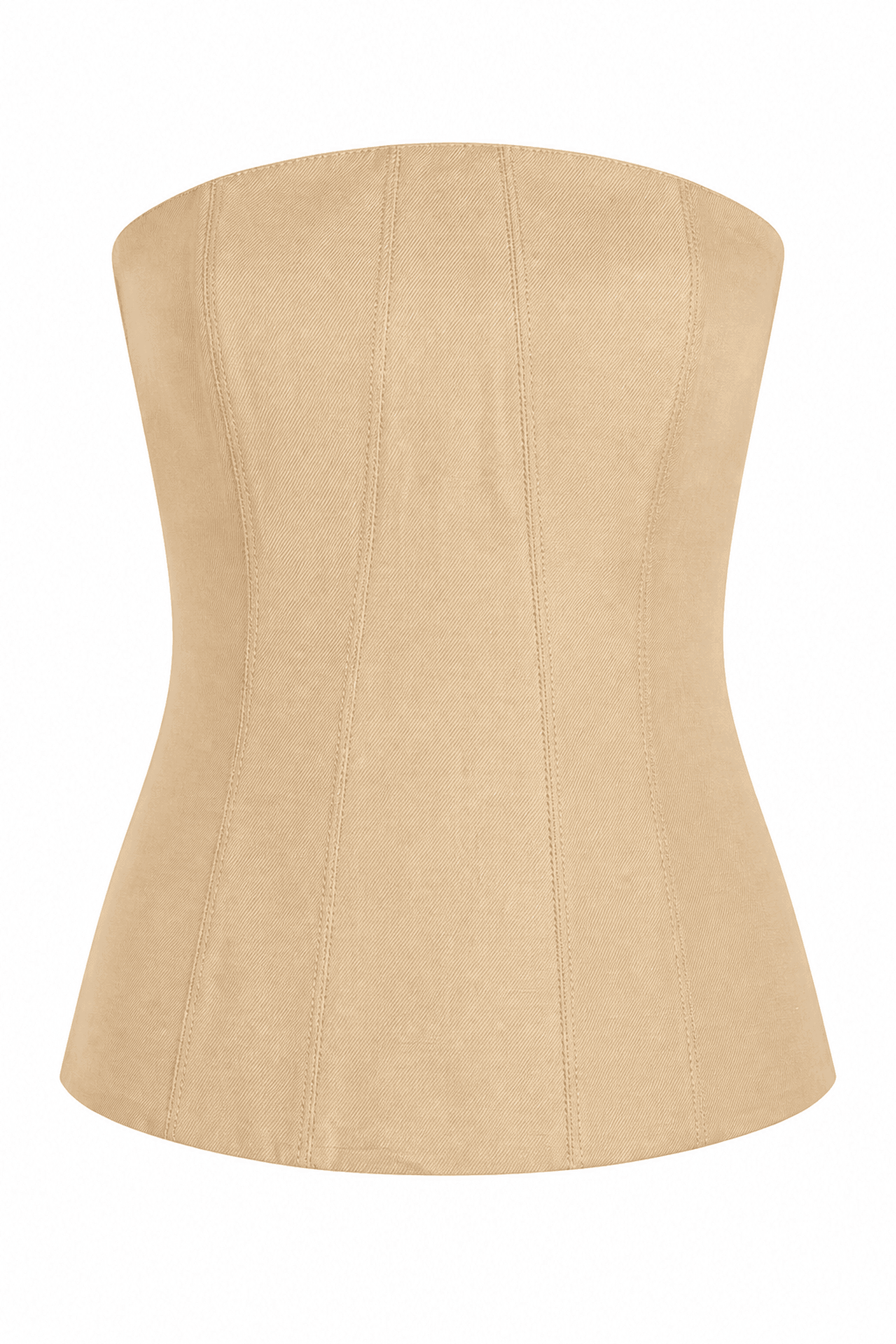 Top Justo Khaki, Animale, peça em fundo neutro